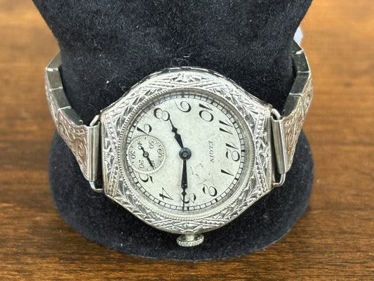 Antique 1924 Elgin Women’s Watch 12K Gold Filled For Parts/Repair - 1924 Art Deco Elgin Wristwatch 12K GF Vintage Watch Project