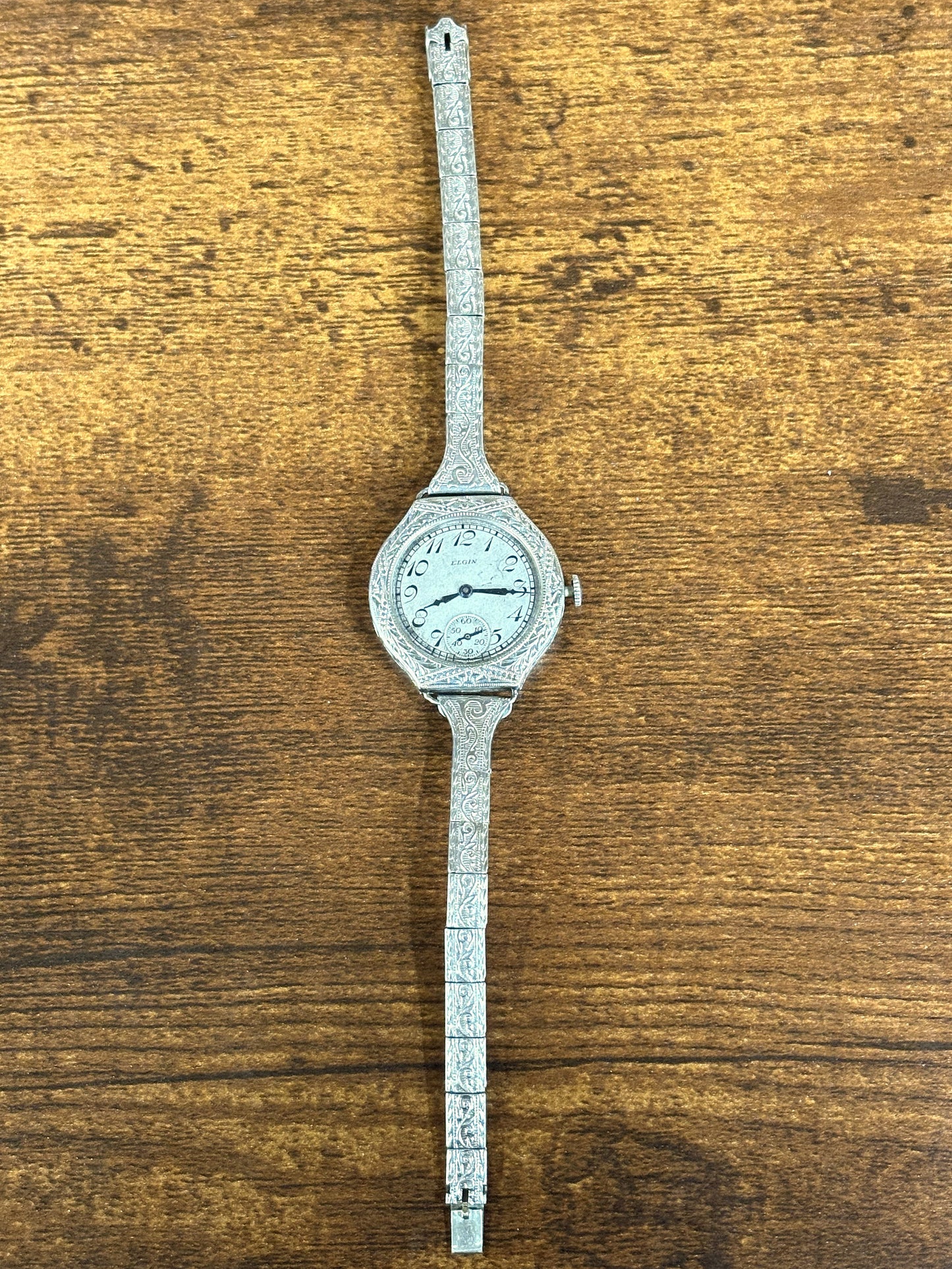 Antique 1924 Elgin Women’s Watch 12K Gold Filled For Parts/Repair - 1924 Art Deco Elgin Wristwatch 12K GF Vintage Watch Project