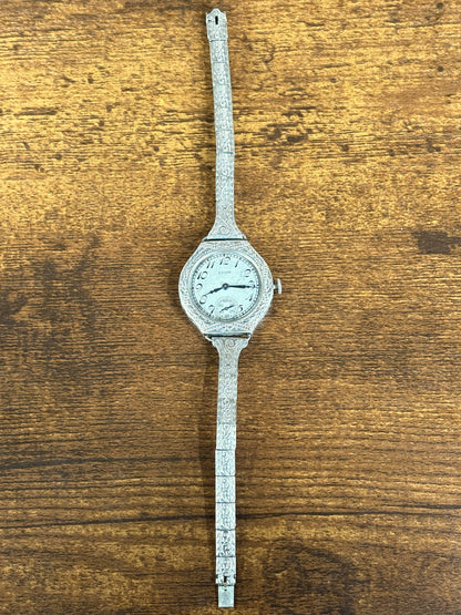 Antique 1924 Elgin Women’s Watch 12K Gold Filled For Parts/Repair - 1924 Art Deco Elgin Wristwatch 12K GF Vintage Watch Project