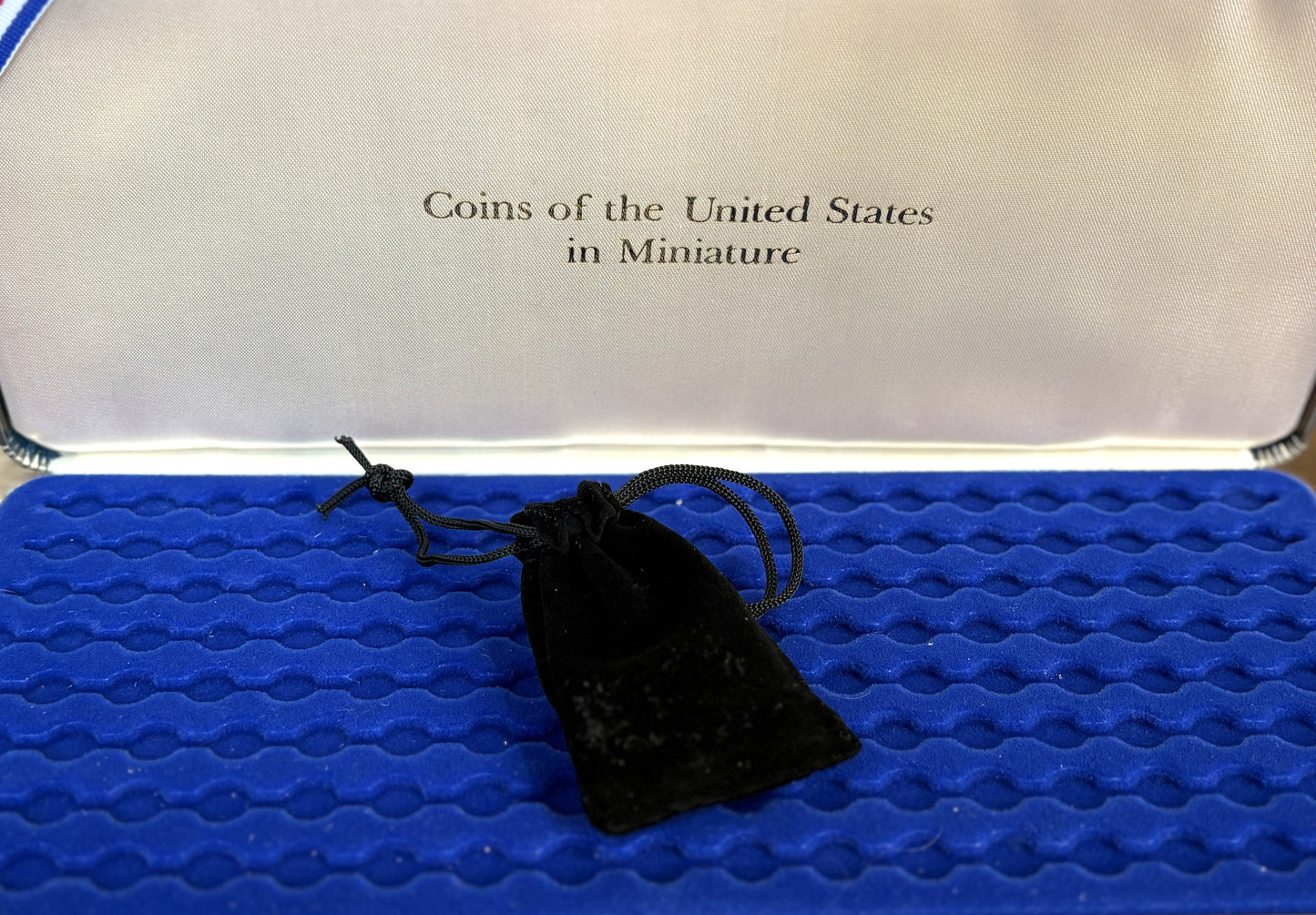 Franklin Mint U.S. Miniature Coin Collection 66 Pieces (36 Sterling Silver, 12 Gold, 18 Copper) in Display Case - Franklin Mint Coins of the US in Miniature 66 Piece Set (Silver/Gold/Copper)