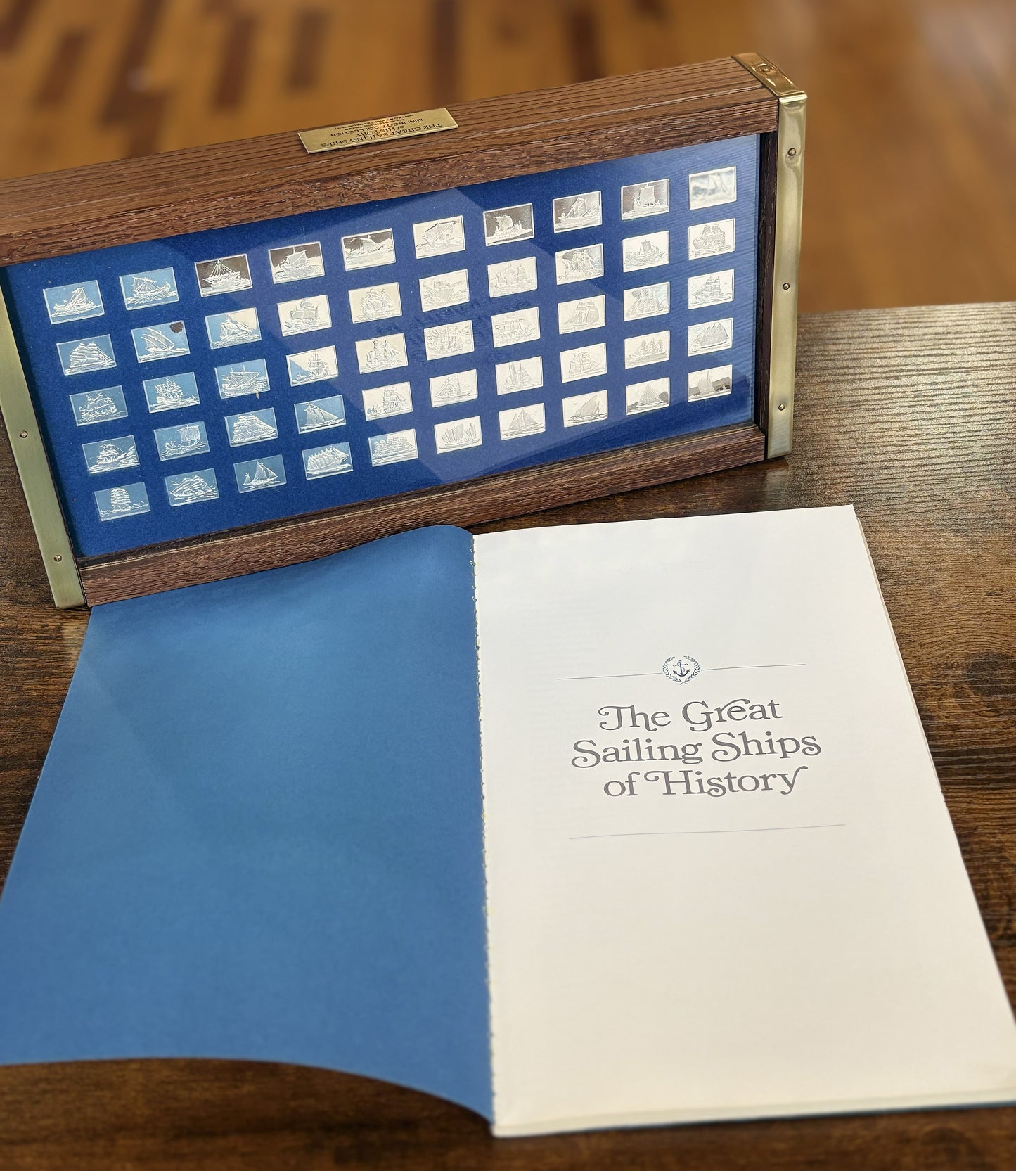 Franklin Mint "The Great Sailing Ships of History" 50 Mini-Ingot Set - Complete Collection: Franklin Mint Great Sailing Ships Sterling Silver Ingots