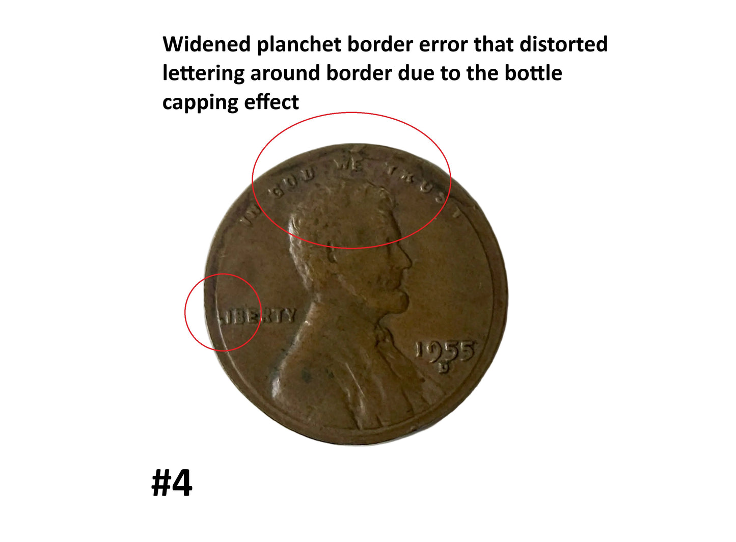 Error Pennies (1919-1974) Die Capping Choose Your Variant - Unique Minting Error Pennies Die Cap