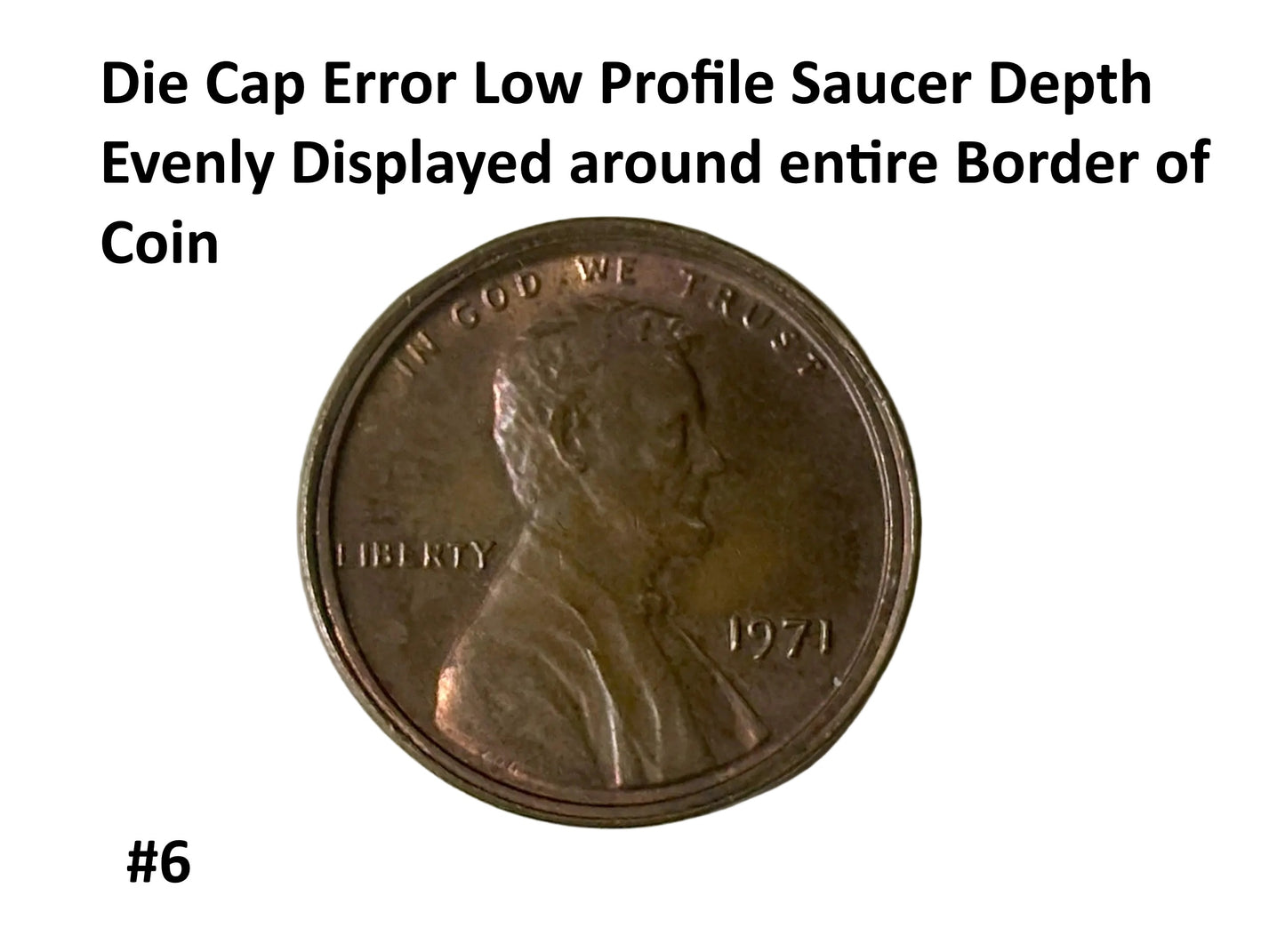 Error Pennies (1919-1974) Die Capping Choose Your Variant - Unique Minting Error Pennies Die Cap