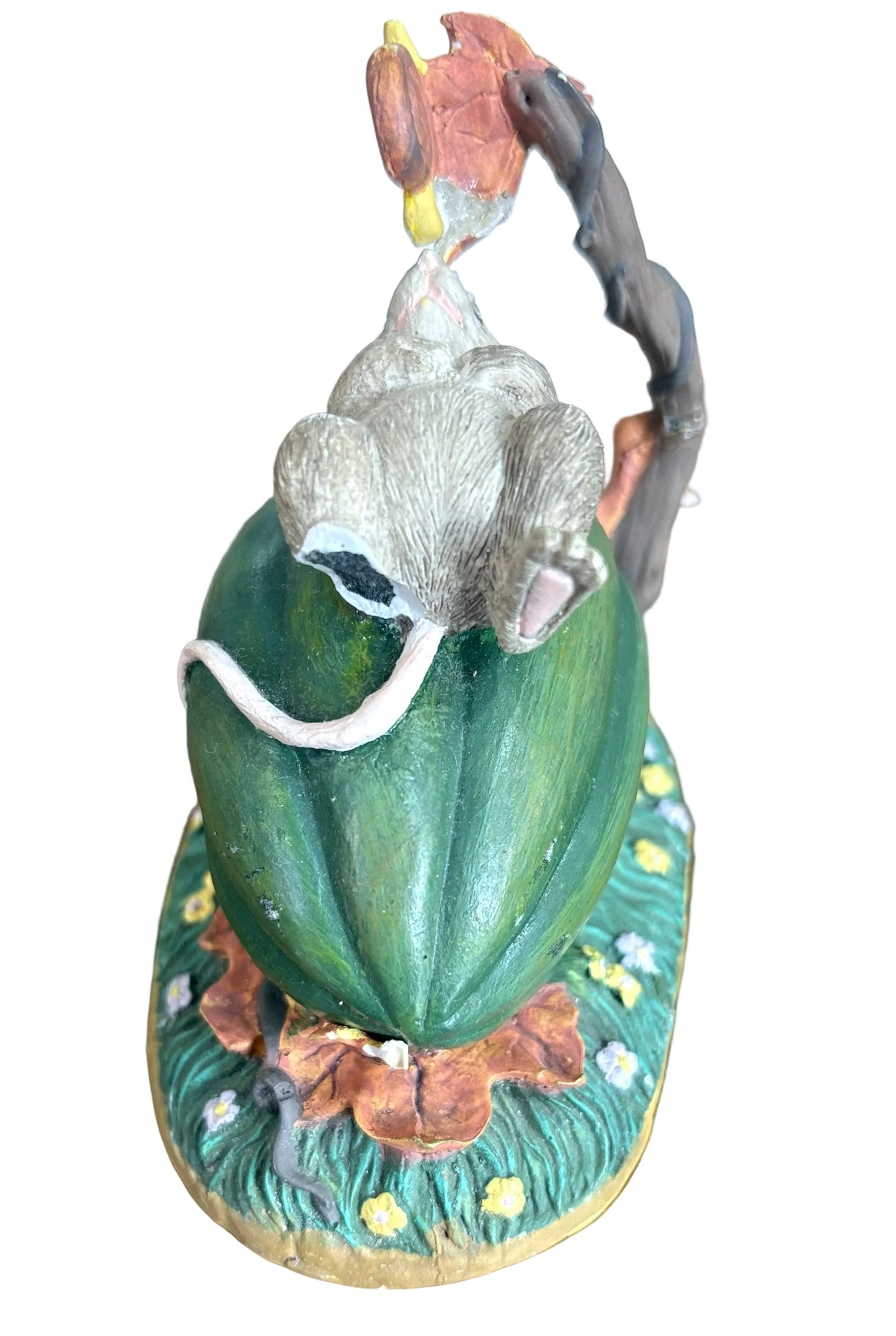 Vintage Charming Tails "Garden Naptime" Figurine *Damaged - Damaged Antique Garden Naptime Charming Tails Figure in Box