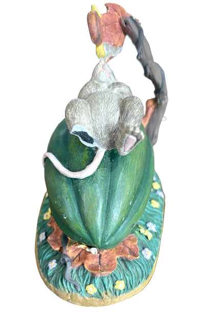 Vintage Charming Tails "Garden Naptime" Figurine *Damaged - Damaged Antique Garden Naptime Charming Tails Figure in Box