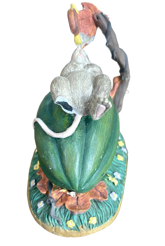 Vintage Charming Tails "Garden Naptime" Figurine *Damaged - Damaged Antique Garden Naptime Charming Tails Figure in Box