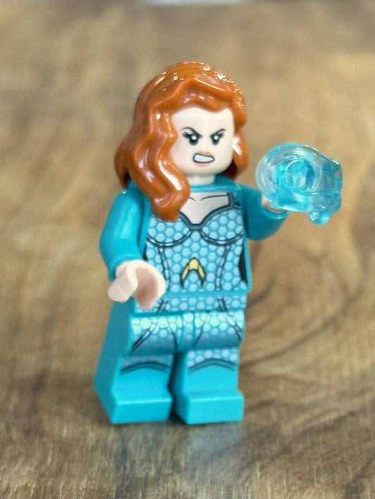 LEGO Minifigure SH0524 Queen of Atlantis Mera - Rare LEGO Hero Mera Figure