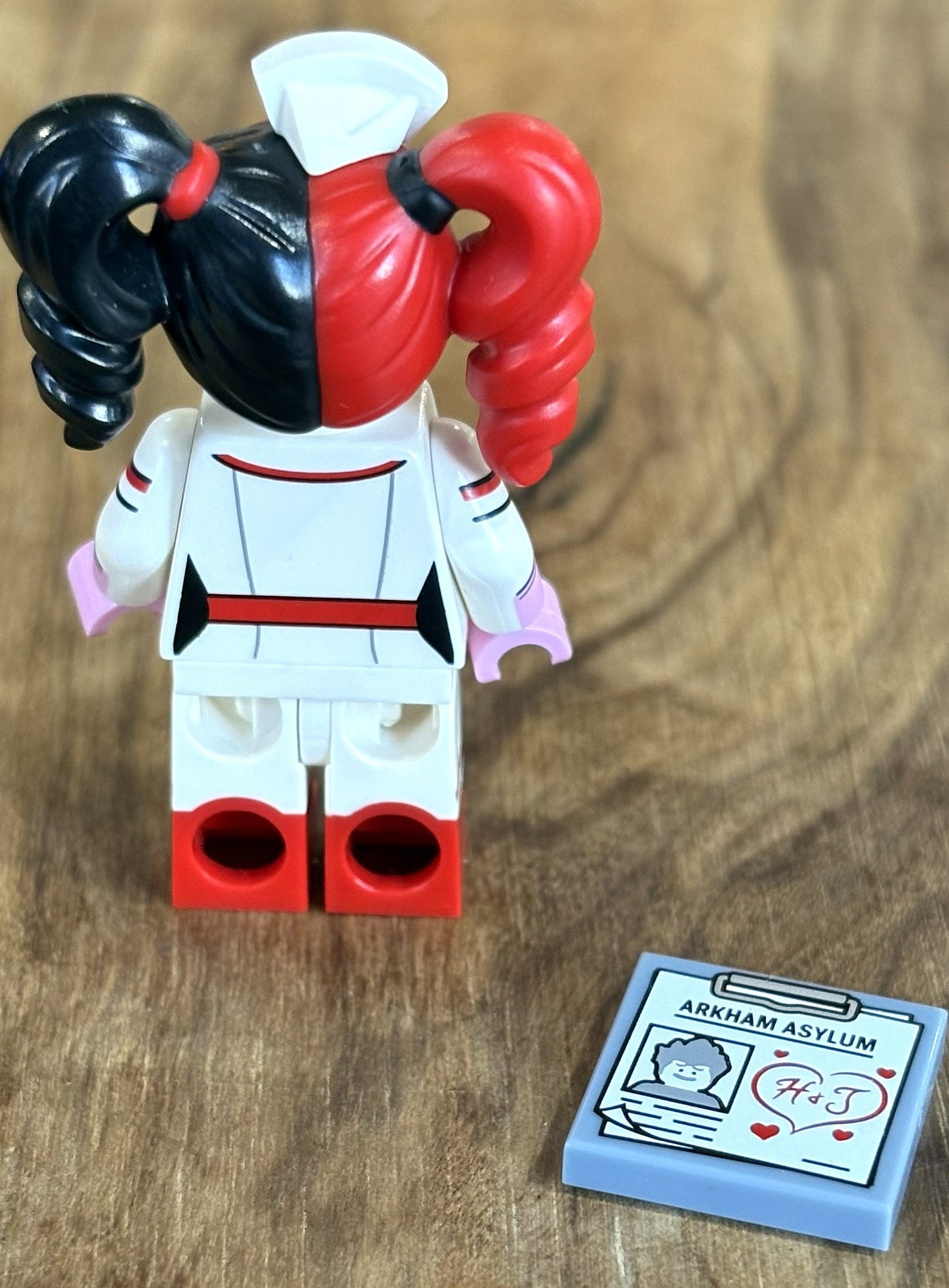 LEGO Minifigure Lot of Four Harley Quinn Batman Villain Set - Rare Lego Lot Four Harley Quinn Minifigs