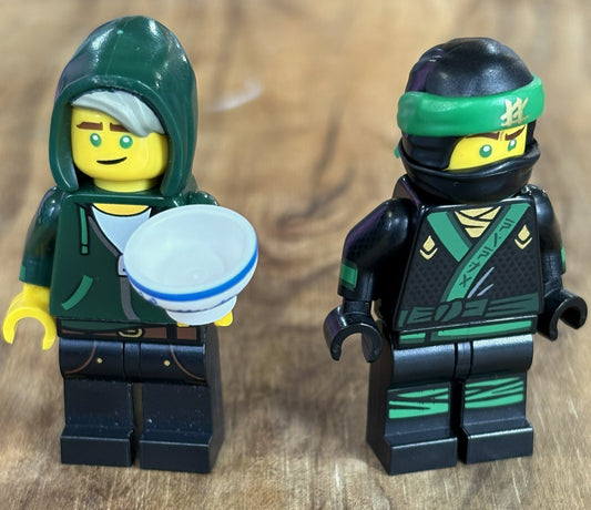 LEGO Minifigure Lot of Ten Ninjago Team and Villains Set - Rare Lego Lot 10 Ninjago Minifigs