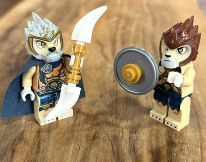 LEGO Legends of Chima Lion Lot of Two Mini Figures - Retired Lego Legends of Chima Pair of Lions