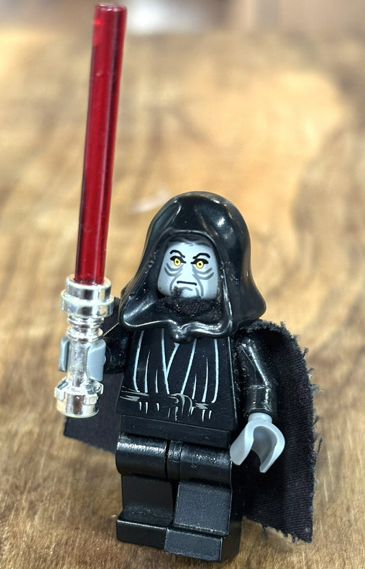 LEGO Minifigure Star Wars Emperor Palpatine SW0124 Figure - Rare LEGO Emperor Palpatine SW0124 Figure