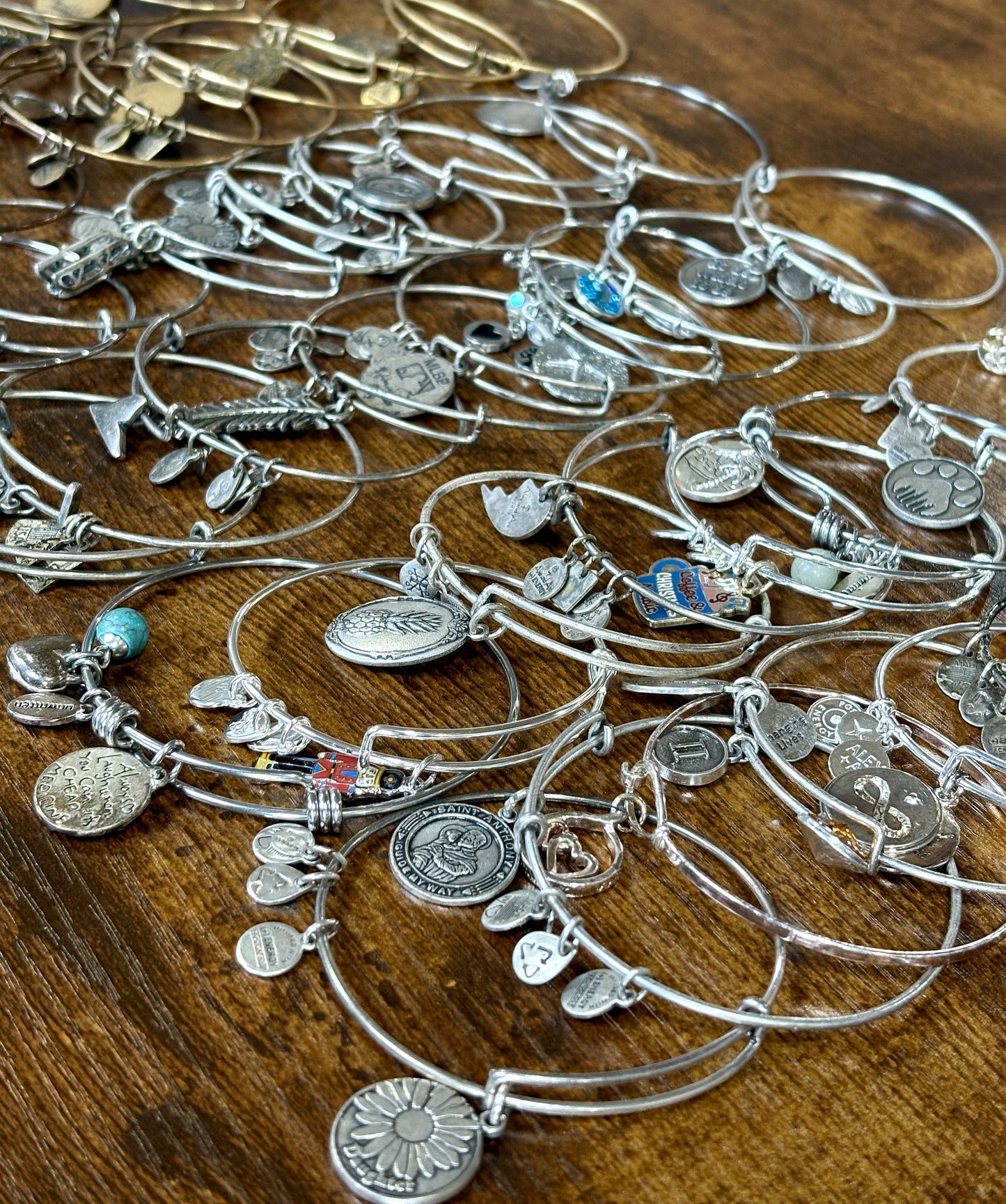 Vintage Alex and Ani Bracelets Large Lot of 45 - Alex &amp; Ani Lot of Forty Five Bangles