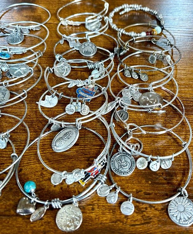 Vintage Alex and Ani Bracelets Large Lot of 45 - Alex &amp; Ani Lot of Forty Five Bangles