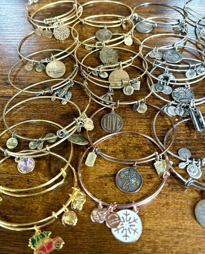 Vintage Alex and Ani Bracelets Large Lot of 45 - Alex &amp; Ani Lot of Forty Five Bangles