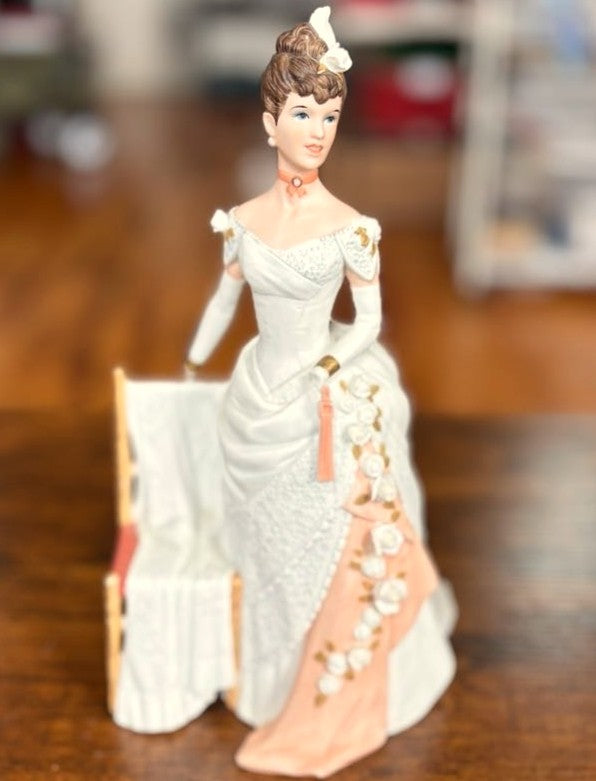 Lot of 8 Avon Figurines and 1 Accessory all Damaged - Large Lot of Avon Porcelain Figurines