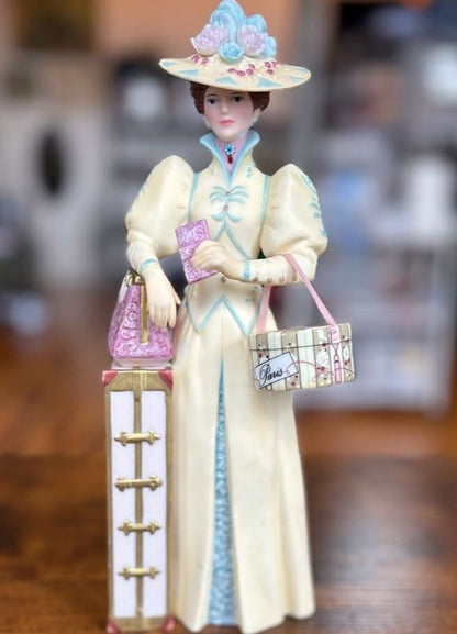 Lot of 8 Avon Figurines and 1 Accessory all Damaged - Large Lot of Avon Porcelain Figurines