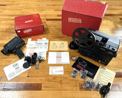 Eumig S-910 & Sound 33XL Lot of Both New In Box Untested - Vintage Eumig Movie Projector and Movie Camera Lot