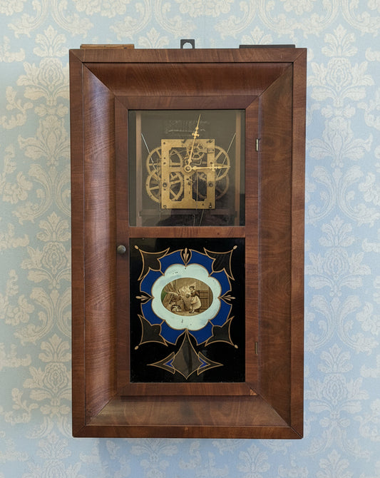 Antique Waterbury Ogee Eight Day and Thirty Hour - Rare 8 Day & 30 Hour Waterbury Clock Co Ogee