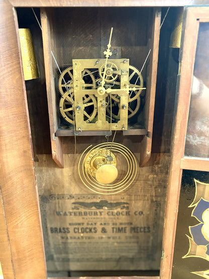 Antique Waterbury Ogee Eight Day and Thirty Hour - Rare 8 Day & 30 Hour Waterbury Clock Co Ogee