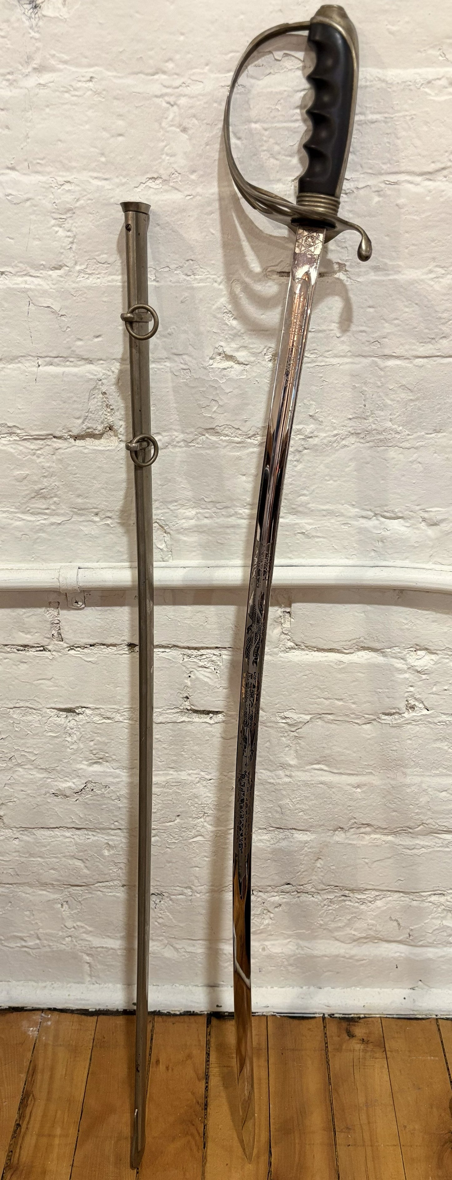 US Army Model 1902 Infantry Officer's Saber - Vintage United States Army 1900s Officer Sword