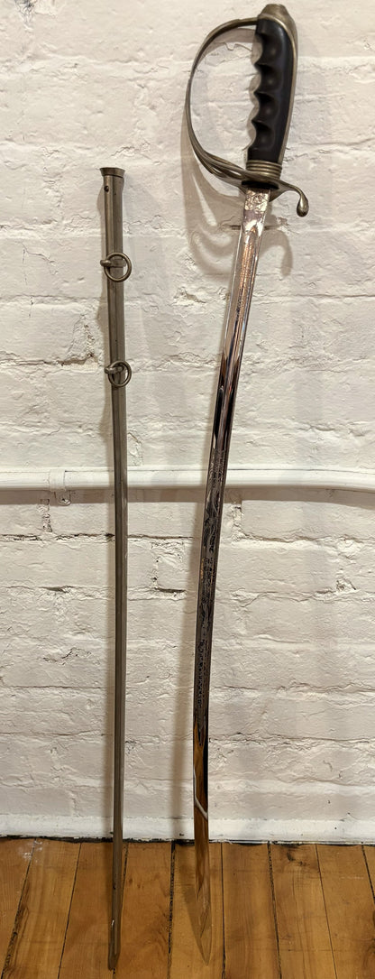 US Army Model 1902 Infantry Officer's Saber - Vintage United States Army 1900s Officer Sword