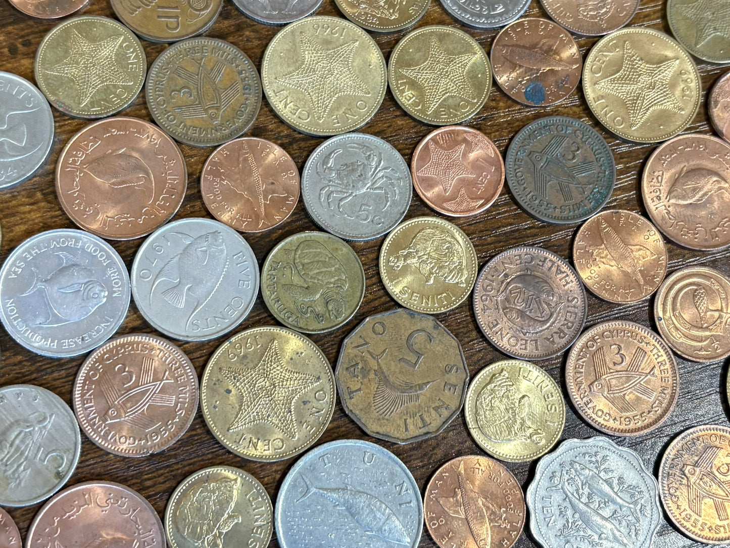 Aquatic Creatures Mystery World Coin Bundles - Lot of Mystery Fish & Sea Creatures Coinage
