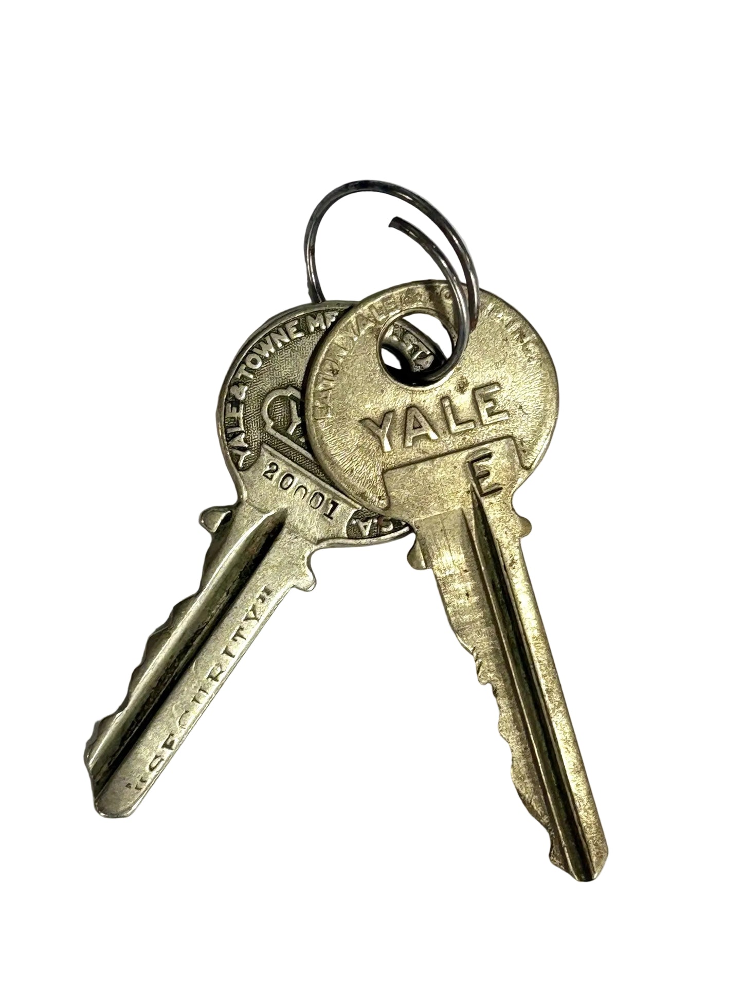 Vintage Yale Security Keys Lot of 2 - Authentic Vintage Lot of Two Yale Security Keys
