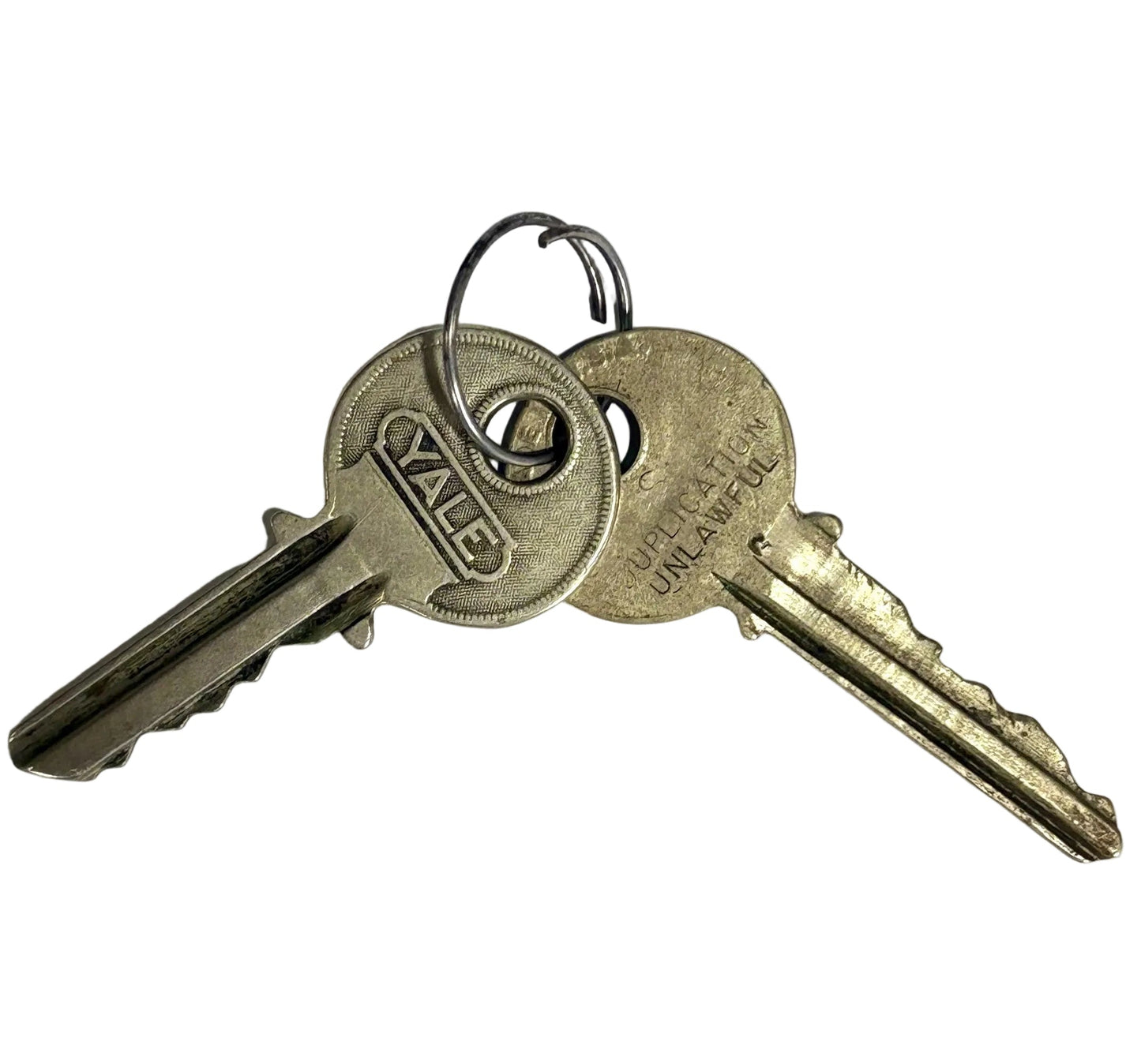 Vintage Yale Security Keys Lot of 2 - Authentic Vintage Lot of Two Yale Security Keys