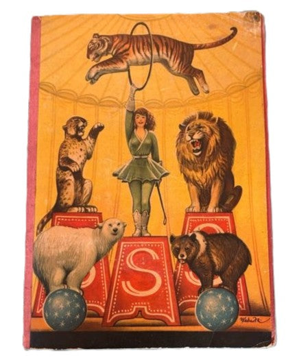 Vintage 1960 Vojtech Kubasta Pop-Up Book Tony and the Circus Boy Bancroft - Rare 1960s Vojtěch Kubašta Pop Up Book Tony and the Circus Boy Paper Engineering