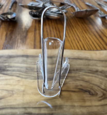 VTG Silverplated W.M. Rogers & Son Bird Claw Tongs - Ice Cube/Sugar Tongs - 3.45 Inches