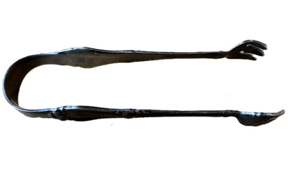 Oneida Community Reliance Plate Trident Tongs - Stamped and Tested Silverplate - Scrolled Design - 4.51 Inches