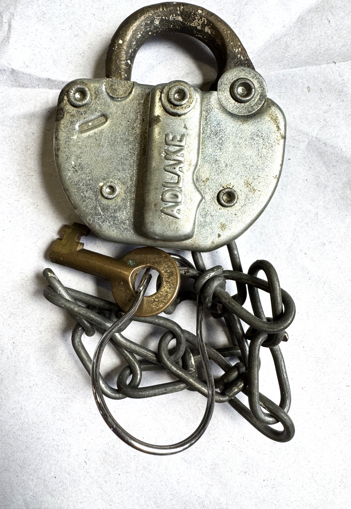 Adlake Railroad Locks and Keys - All Locks have Working Keys - Antique Railroad Relics - Adlake Brand