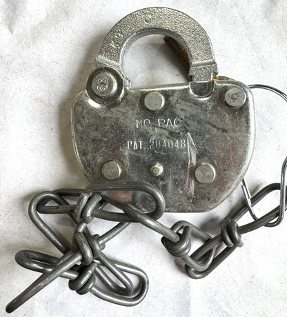 Adlake Railroad Locks and Keys - Choose by Railroad! - All Locks have Working Keys - Antique Railroad Relics - Adlake Brand