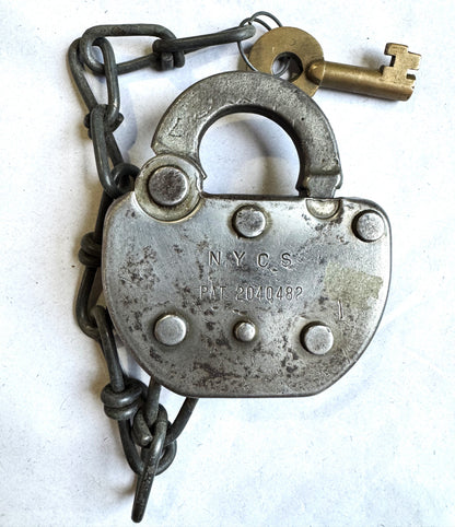 Adlake Railroad Locks and Keys - Choose by Railroad! - All Locks have Working Keys - Antique Railroad Relics - Adlake Brand