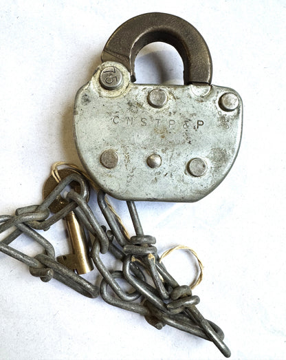 Adlake Railroad Locks and Keys - Choose by Railroad! - All Locks have Working Keys - Antique Railroad Relics - Adlake Brand