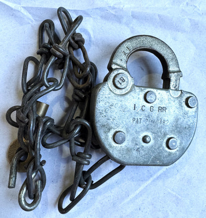 Adlake Railroad Locks and Keys - Choose by Railroad! - All Locks have Working Keys - Antique Railroad Relics - Adlake Brand