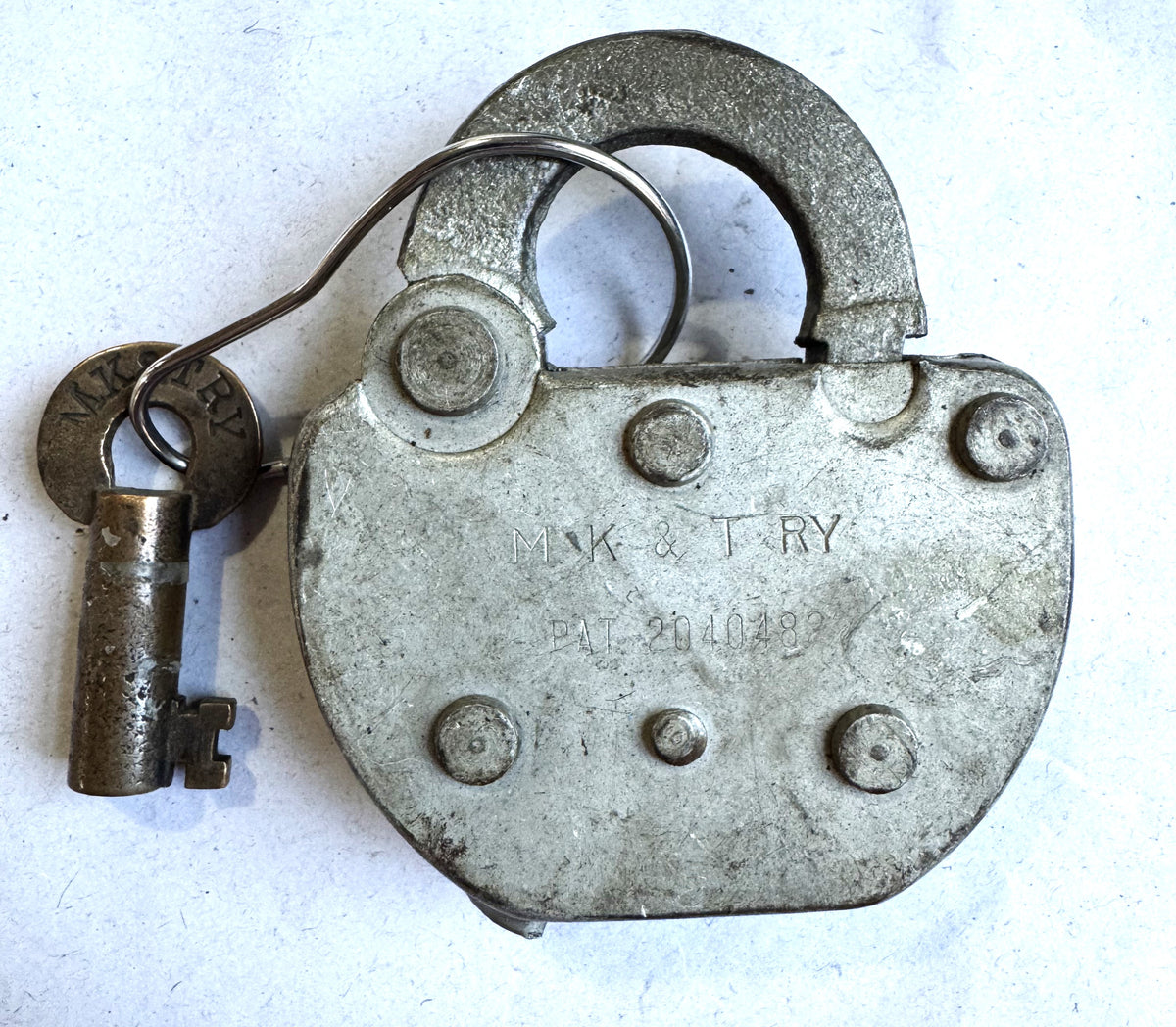 Adlake Railroad Locks and Keys - Choose by Railroad! - All Locks have Working Keys - Antique Railroad Relics - Adlake Brand
