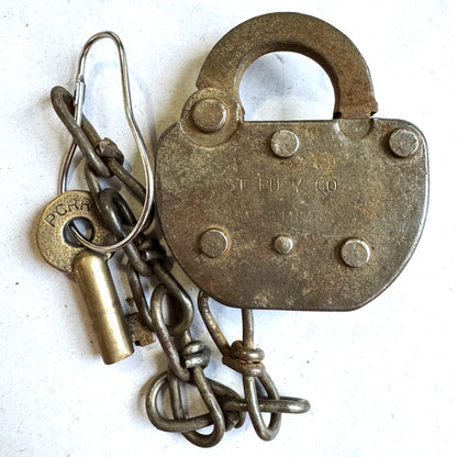 Adlake Railroad Locks and Keys - Choose by Railroad! - All Locks have Working Keys - Antique Railroad Relics - Adlake Brand