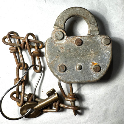 Adlake Railroad Locks and Keys - Choose by Railroad! - All Locks have Working Keys - Antique Railroad Relics - Adlake Brand
