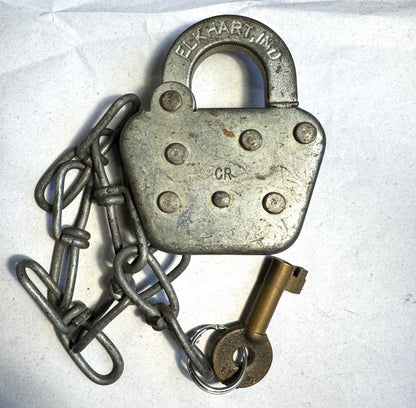 Keline Railroad Locks and Keys - Choose by Railroad! - All Locks have Working Keys - Antique Railroad Relics - Keline Brand