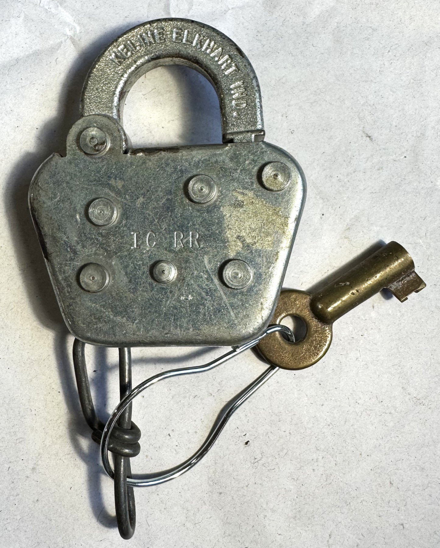 Keline Railroad Locks and Keys - Choose by Railroad! - All Locks have Working Keys - Antique Railroad Relics - Keline Brand