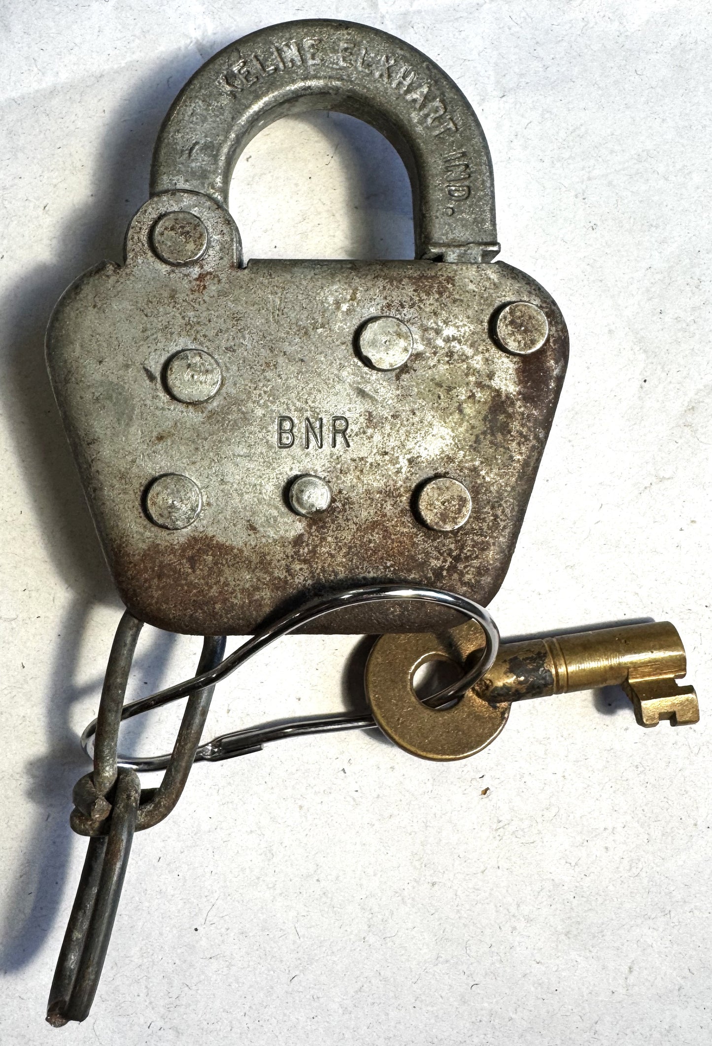 Keline Railroad Locks and Keys - Choose by Railroad! - All Locks have Working Keys - Antique Railroad Relics - Keline Brand