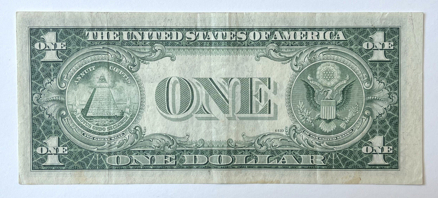1935 G Silver Certificate 1 Dollar STAR Note - Choice of Grade/Condition - No Motto Reverse - Rarer 1935G Blue Seal Star Note - Fr#1616*