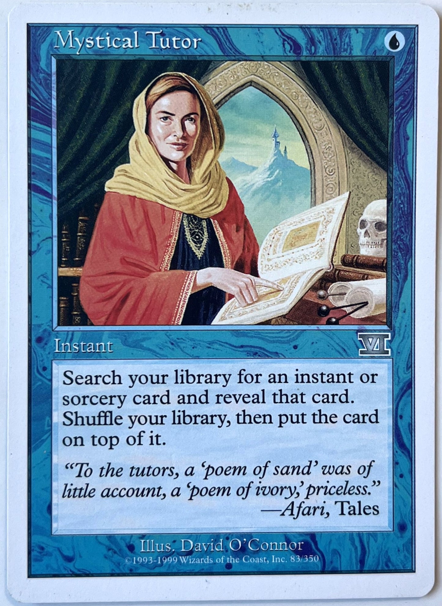 Magic: The Gathering - Mystical Tutor - Classic Sixth Edition - White Border - 83/350 - Lightly Played (LP)