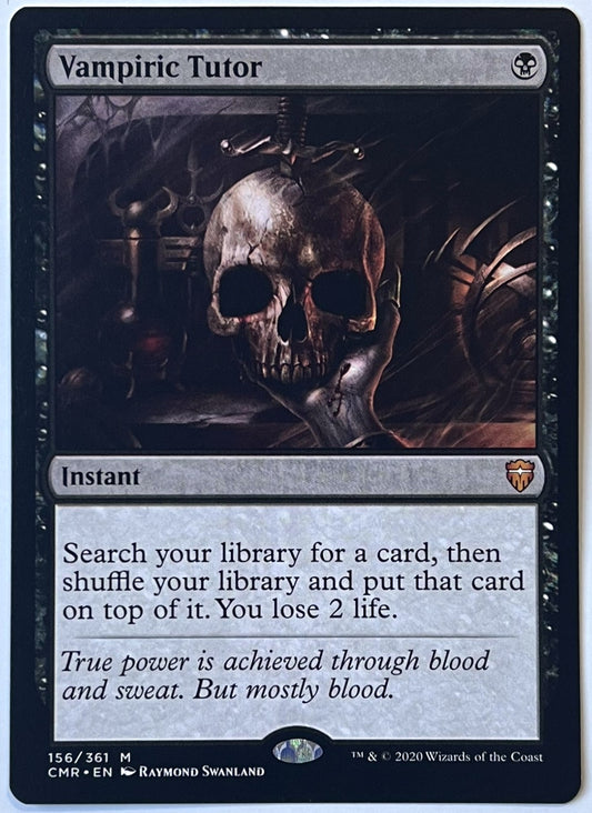 Magic: The Gathering - Vampiric Tutor - Commander Legends - 156/361 - Near Mint (NM)
