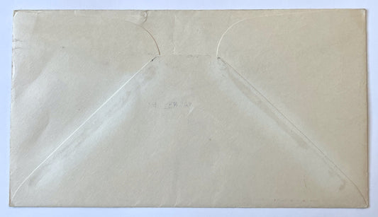1943 A. M. Roberts Cartoon "Liberty is Still Alive" Cachet Patriotic Cover - Anti-Axis WW2 US Patriotic Cartoon Cachet Postal Cover