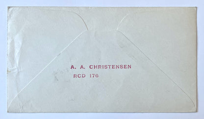 1939 Boxing the Compass Cartoon Cachet Postal Cover - Sent Aboard U.S.S. Chicago - WW2 US Submarine Boxing Compass Cartoon Naval Cover