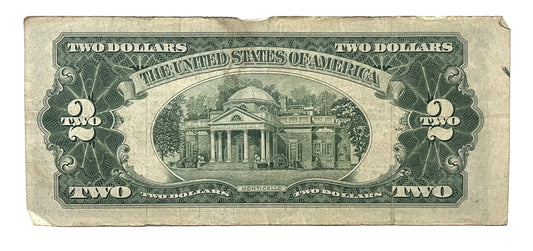 1953C Lucky 777 Solid Repeater Serial Number 2 Dollar Note - 77772806 - 1953-C Two Dollar Legal Tender Fancy Serial Note - Fr#1512