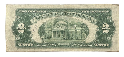 1953A Lucky 777 Trio Repeater Fancy Serial 2 Dollar Note - 52597775 - 1953-A Two Dollar Cool Serial Legal Tender Note - Fr#1510