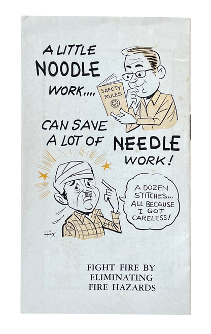 October 1970 Safe Worker National Safety Council Pamphlet - Illustrated by Sid Hix - Pre-OSHA 1970 Workers Safety Publication Booklet